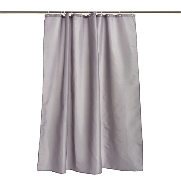 Κουρτίνα Μπάνιου (180x200) Με Κρίκους Whitegg KM3/6 Grey