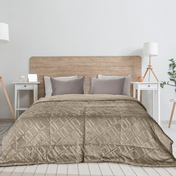 Κουβερτοπάπλωμα Υπέρδιπλο (220x240) Whitegg KB153-3