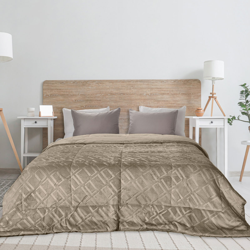 Κουβερτοπάπλωμα Υπέρδιπλο (220x240) Whitegg KB153-3