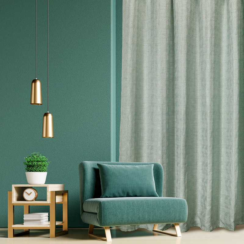 Κουρτίνα (270x280) Με Τρουκς Whitegg K0222-1