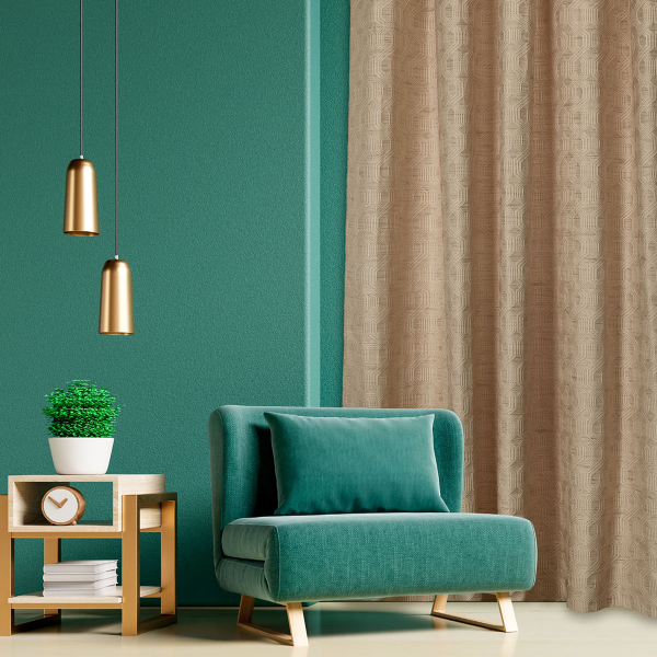 Κουρτίνα (270x280) Με Τρουκς Whitegg K0222-2