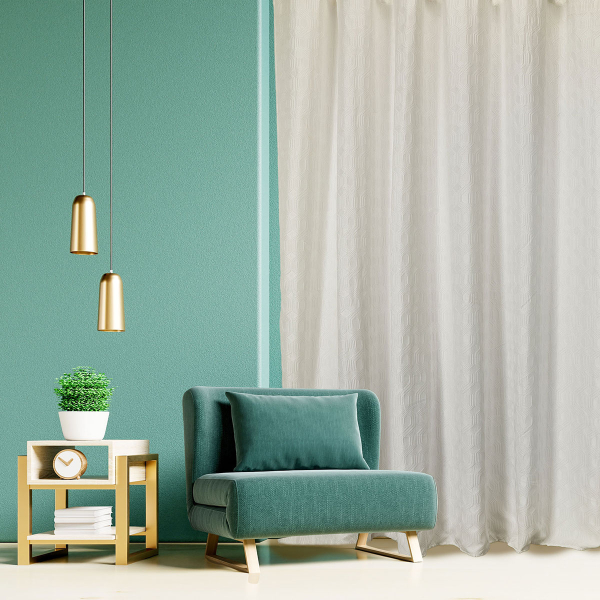 Κουρτίνα (270x280) Με Τρουκς Whitegg K0222-4