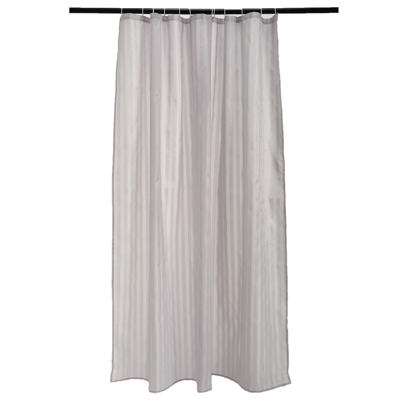 Κουρτίνα Μπάνιου (180x200) Με Κρίκους Whitegg KM7-4