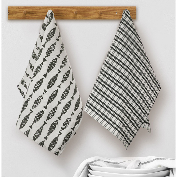 Ποτηρόπανα (Σετ 2τμχ) Whitegg ΠΟΤ33-1