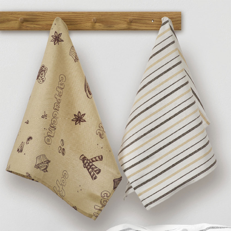 Ποτηρόπανα (Σετ 2τμχ) Whitegg ΠΟΤ33-2