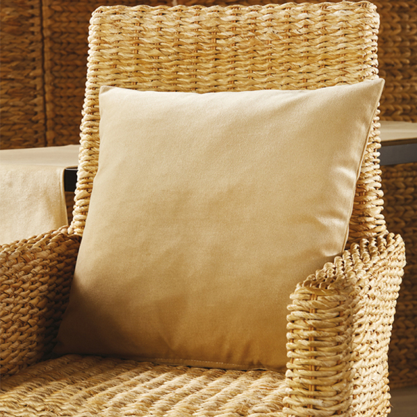 Διακοσμητική Μαξιλαροθήκη Βελουτέ (42x42) Whitegg ΖΟ87/2 Beige AW2026