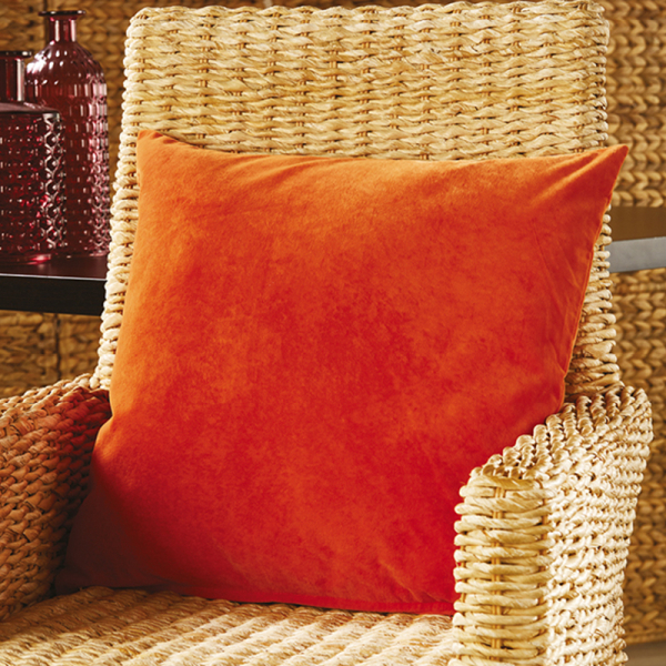 Διακοσμητική Μαξιλαροθήκη Βελουτέ (42x42) Whitegg ΖΟ87/3 Orange AW2026