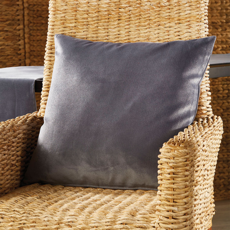 Διακοσμητική Μαξιλαροθήκη Βελουτέ (42x42) Whitegg ΖΟ87/4 Grey AW2026