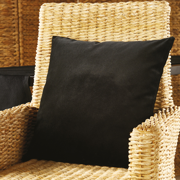 Διακοσμητική Μαξιλαροθήκη Βελουτέ (42x42) Whitegg ΖΟ87/9 Black AW2026