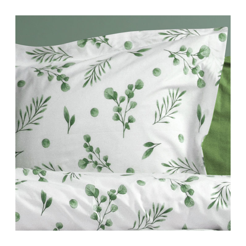 Φανελένια Μαξιλαροθήκη (50x70) Dimcol Μυρτώ 351 Green