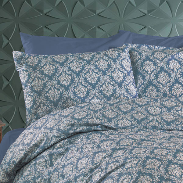 Μαξιλαροθήκη (50x70) Dimcol Οφηλία 279 Blue