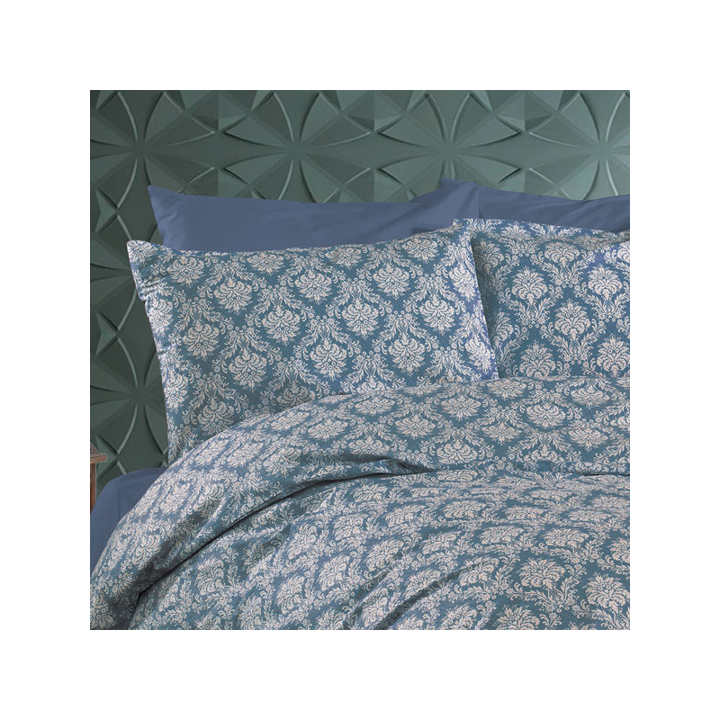 Μαξιλαροθήκη (50x70) Dimcol Οφηλία 279 Blue