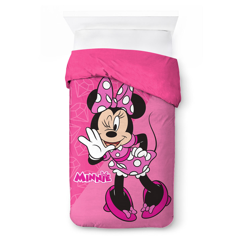 Κουβερτοπάπλωμα Μονό (160x250) Dimcol Minnie Fuchsia-Pink