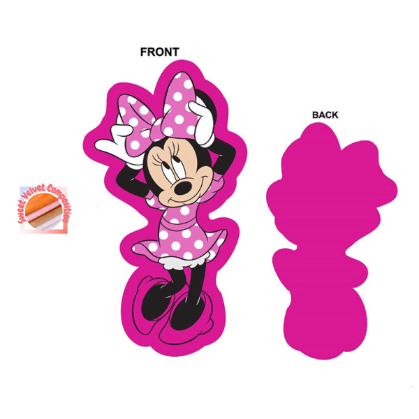 Διακοσμητικό Μαξιλάρι Βελουτέ (19x33) Dimcol Minnie 27A Fuchsia