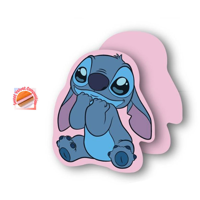 Διακοσμητικό Μαξιλάρι Βελουτέ (14x14.5) Dimcol Stitch 188 Pink