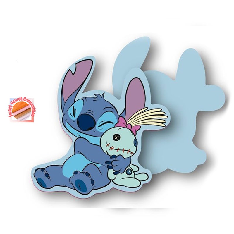 Διακοσμητικό Μαξιλάρι Βελουτέ (13.5x15) Dimcol Stitch 384 Sky Blue