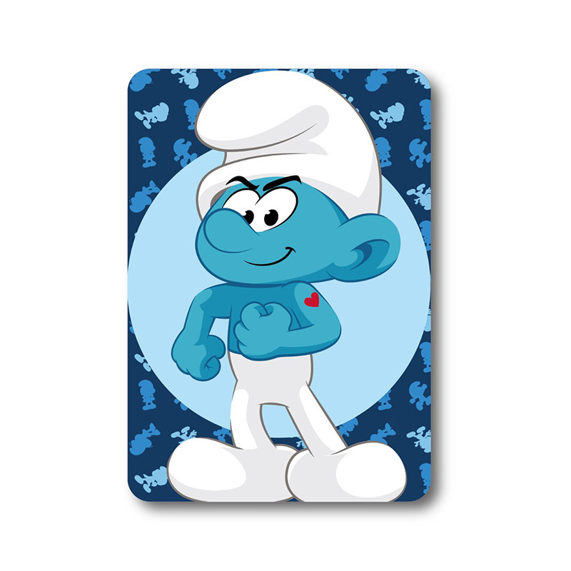 Κουβέρτα Fleece Κούνιας (100x140) Dimcol Smurfs 11