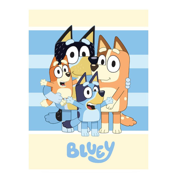 Κουβέρτα Fleece Κούνιας (100x140) Dimcol Bluey 55