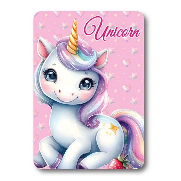 Κουβέρτα Fleece Κούνιας (100x140) Dimcol Unicorn 56