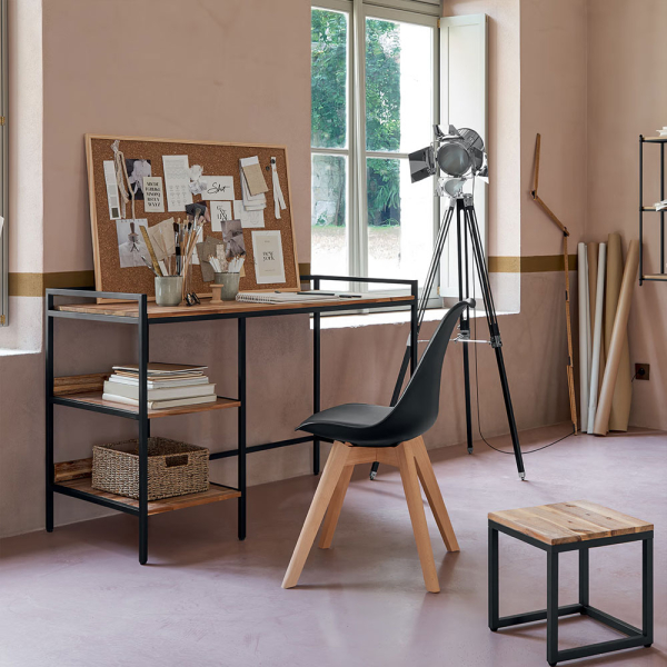 Καρέκλα Τραπεζαρίας (48x55x81) A-S Baya Black 157166A