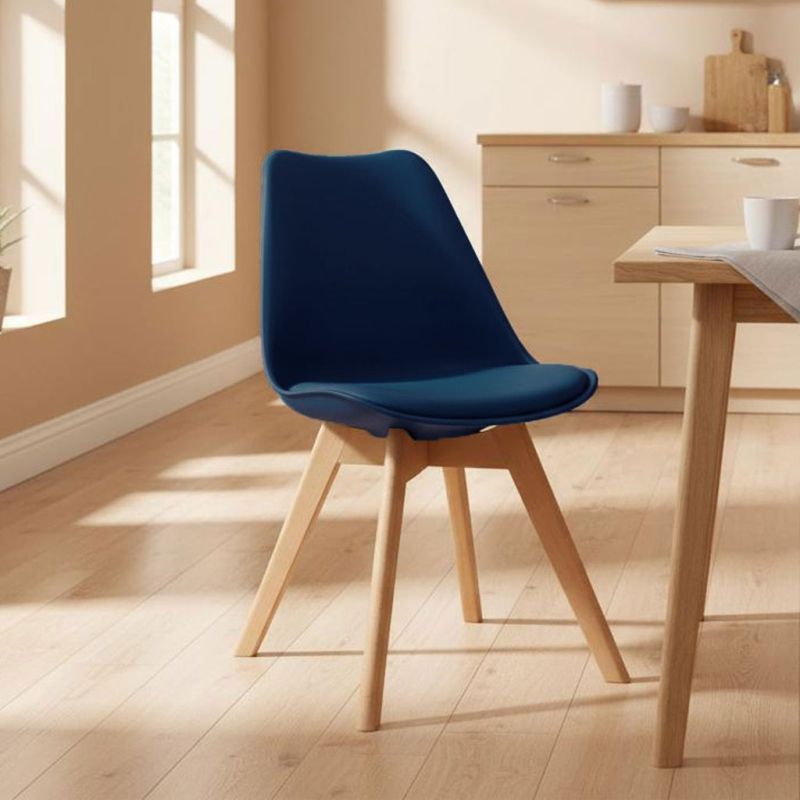 Καρέκλα Τραπεζαρίας (48x52.5x82) A-S Baya Ink Blue 157166L