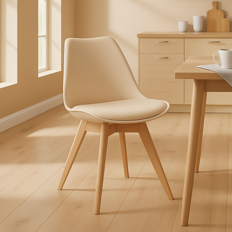 Καρέκλα Τραπεζαρίας (48x52.5x82) A-S Baya Beige 157166J