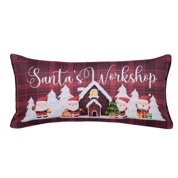 Χριστουγεννιάτικο Μαξιλάρι 2 Όψεων (30x60) Kentia Loft Snow 259