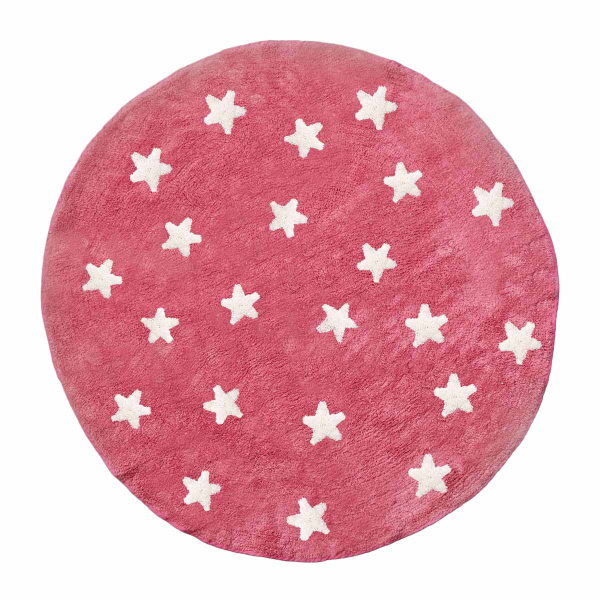 Παιδικό Στρογγυλό Χαλί (Φ120) Palamaiki Universe Fuchsia