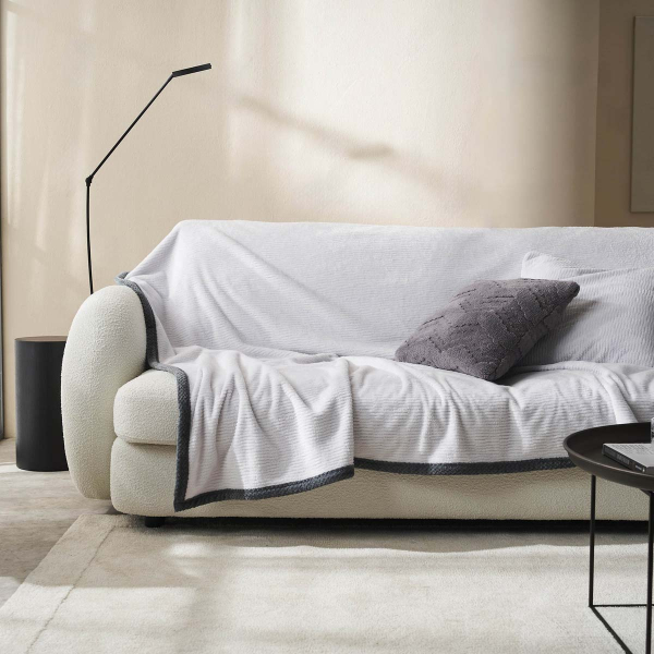 Ριχτάρι Καναπέ Διθέσιου (180x250) Gofis Home Polar Fog Grey 109/01