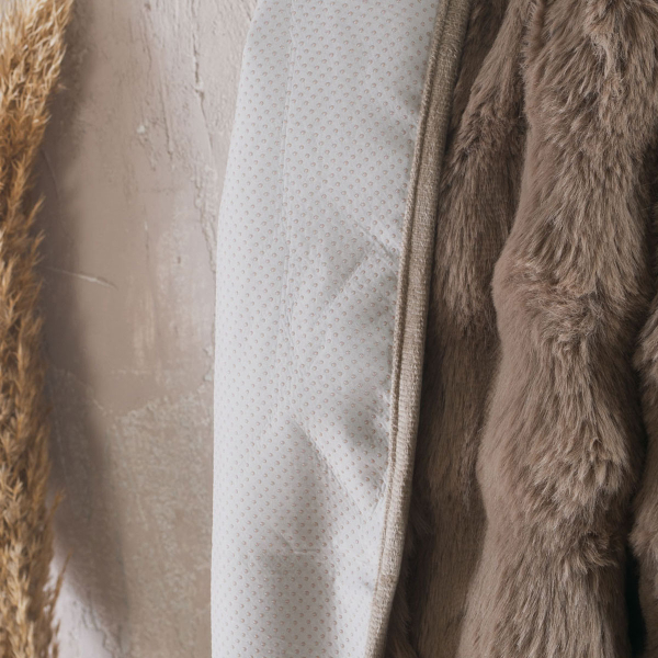 Ριχτάρι Πολυθρόνας Γούνινο (160x180) Rythmos Rabbit Taupe