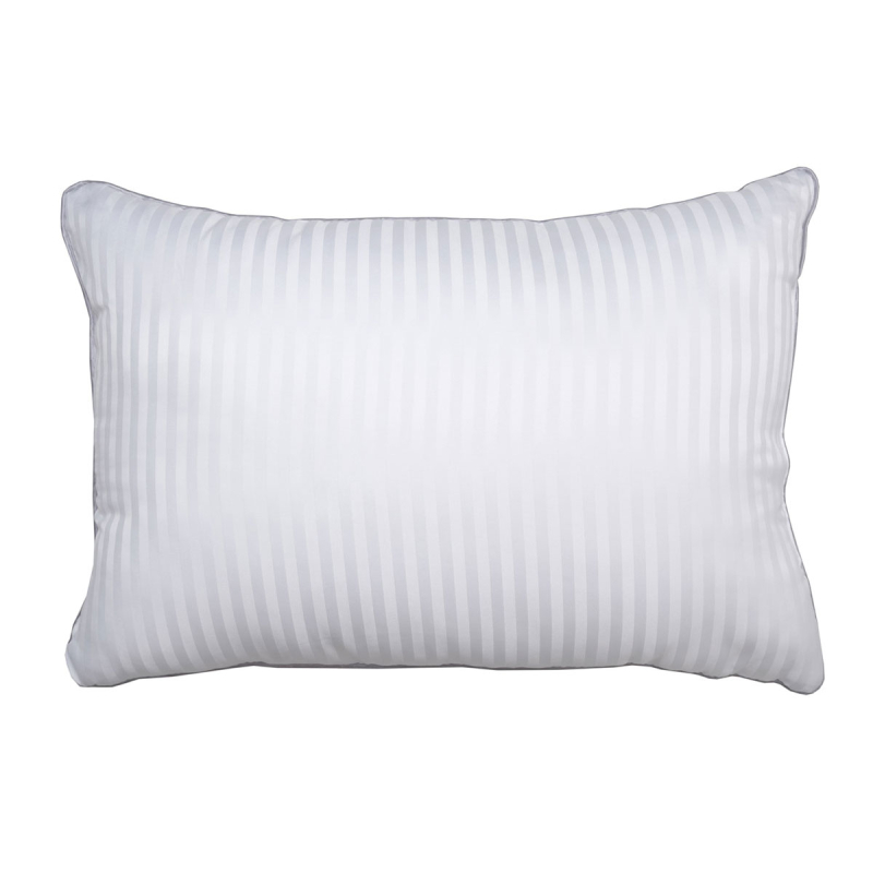 Μαξιλάρι Ύπνου Μέτριο (50x70) Viopros Ριγέ Σιλικόνης