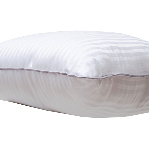 Μαξιλάρι Ύπνου Μέτριο (50x70) Viopros Ριγέ Σιλικόνης