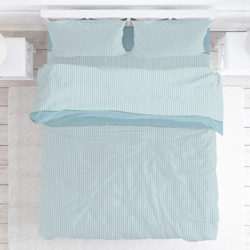 Φανελένια Παπλωματοθήκη Υπέρδιπλη (220x240) Viopros Flannels 2554