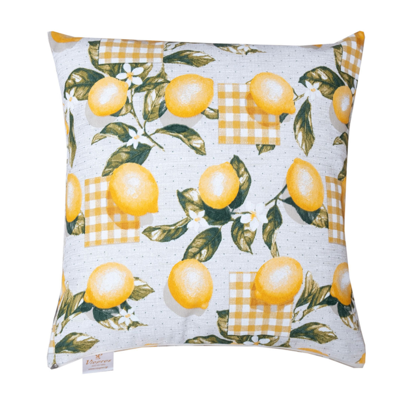Διακοσμητικό Μαξιλάρι (45x45) Viopros Λεμονιά