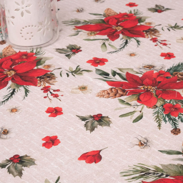 Χριστουγεννιάτικο Τραπεζομάντηλο (140x180) Viopros 4402