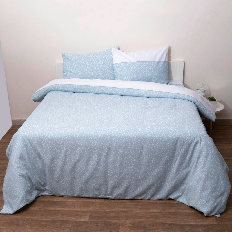 Φανελένια Παπλωματοθήκη Υπέρδιπλη (220x240) Viopros Flannels 2557