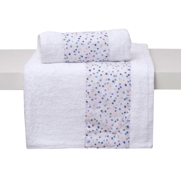 Πετσέτες Μπάνιου (Σετ 2τμχ) Viopros Νίνα Σιέλ 480gsm