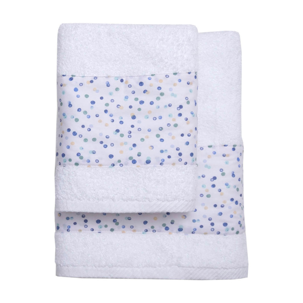 Πετσέτες Μπάνιου (Σετ 2τμχ) Viopros Νίνα Σιέλ 480gsm