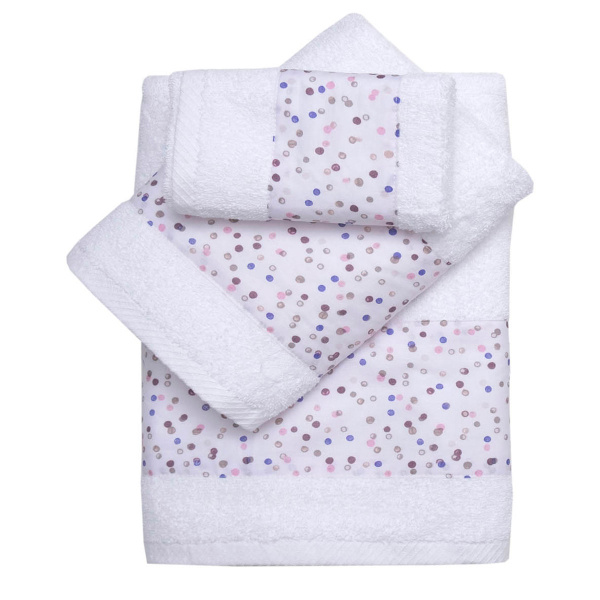 Πετσέτες Μπάνιου (Σετ 3τμχ) Viopros Νίνα Μπεζ 480gsm