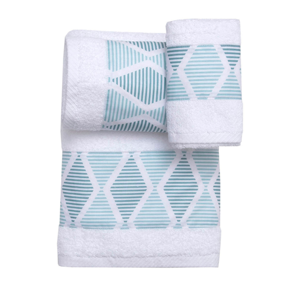 Πετσέτες Μπάνιου (Σετ 3τμχ) Viopros Λάρα 480gsm