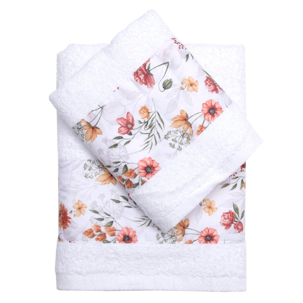 Πετσέτες Μπάνιου (Σετ 2τμχ) Viopros Άνοιξη 480gsm