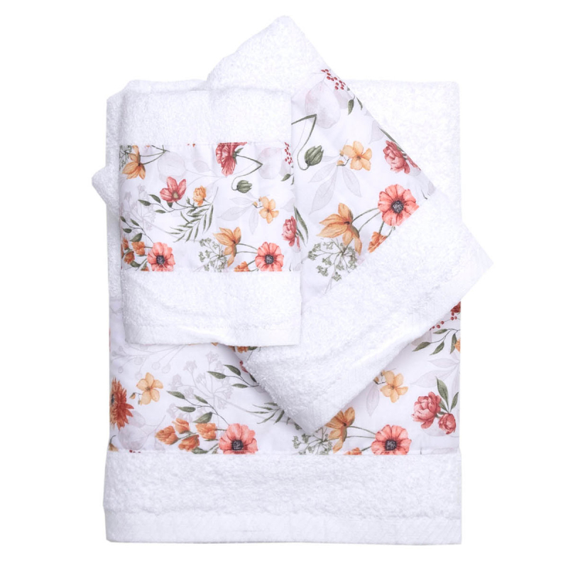 Πετσέτες Μπάνιου (Σετ 3τμχ) Viopros Άνοιξη 480gsm