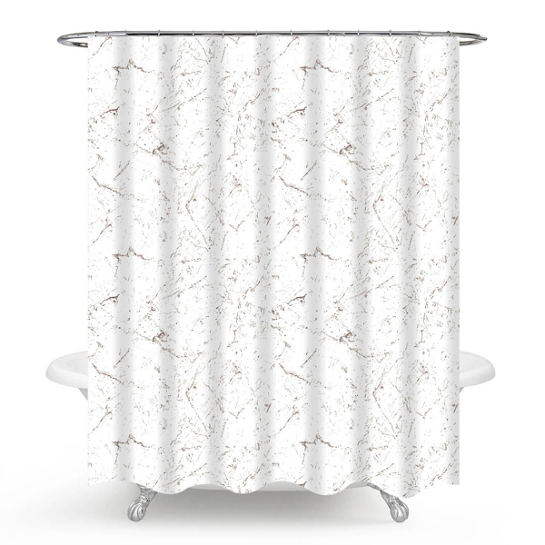 Κουρτίνα Μπάνιου (240x180) Με Κρίκους Viopros Βικτώρια