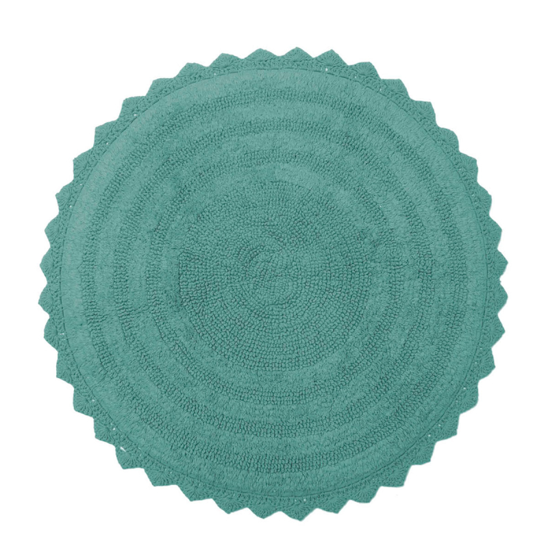 Πατάκι Μπάνιου (Φ70) Viopros Λέσλι Τυρκουάζ