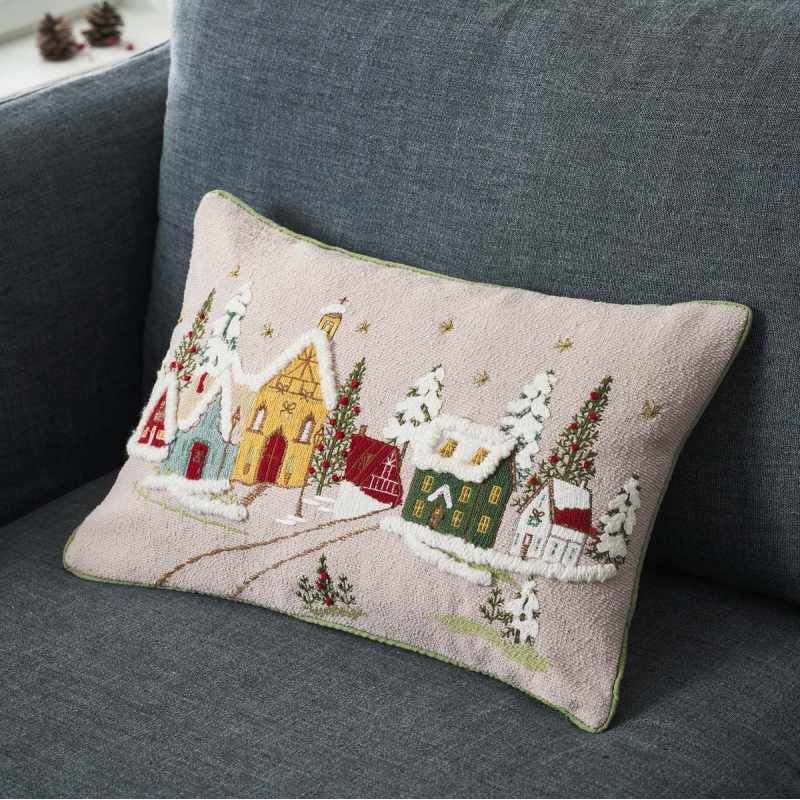 Χριστουγεννιάτικη Μαξιλαροθήκη (30x45) Gofis Home Xmas 296