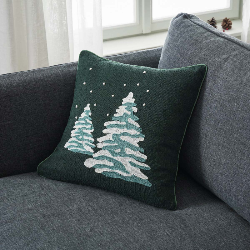 Χριστουγεννιάτικη Μαξιλαροθήκη (43x43) Gofis Home Xmas 301