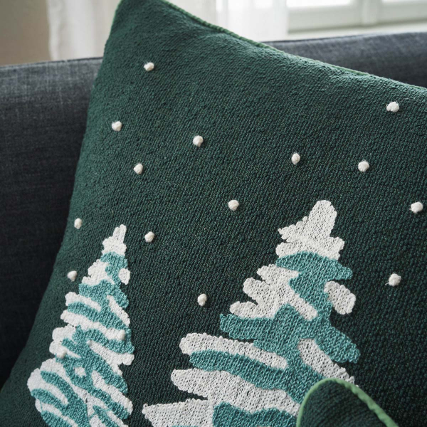 Χριστουγεννιάτικη Μαξιλαροθήκη (43x43) Gofis Home Xmas 301