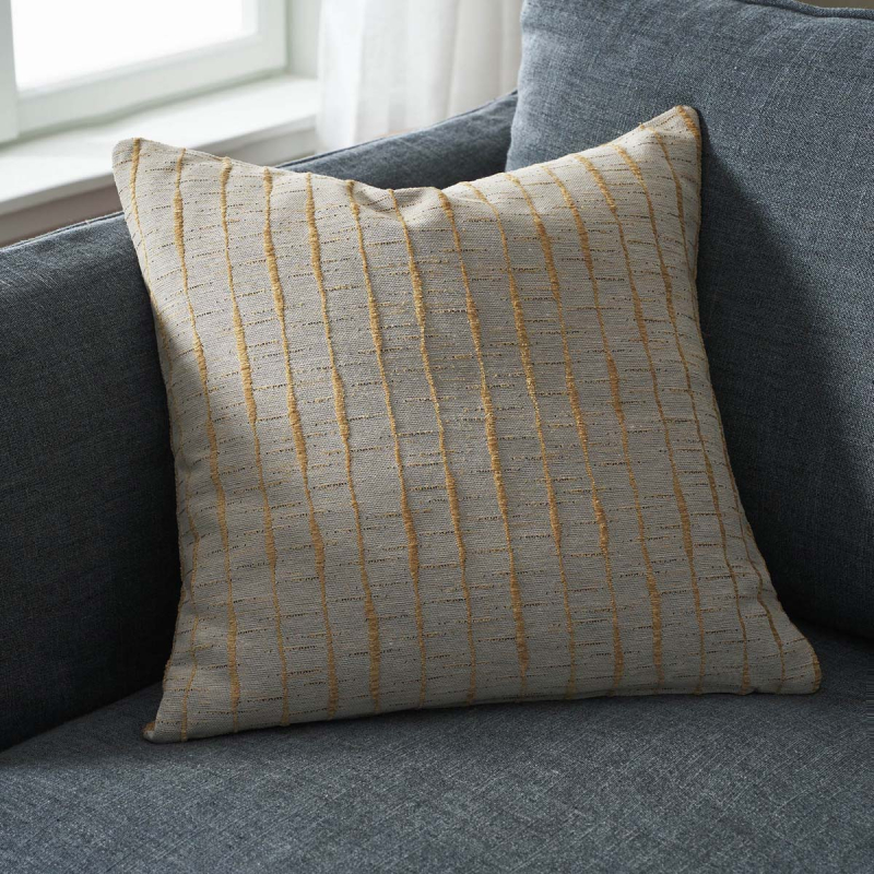 Διακοσμητική Μαξιλαροθήκη 2 Όψεων (50x50) Gofis Home Vespera Leaf Gold 148/04