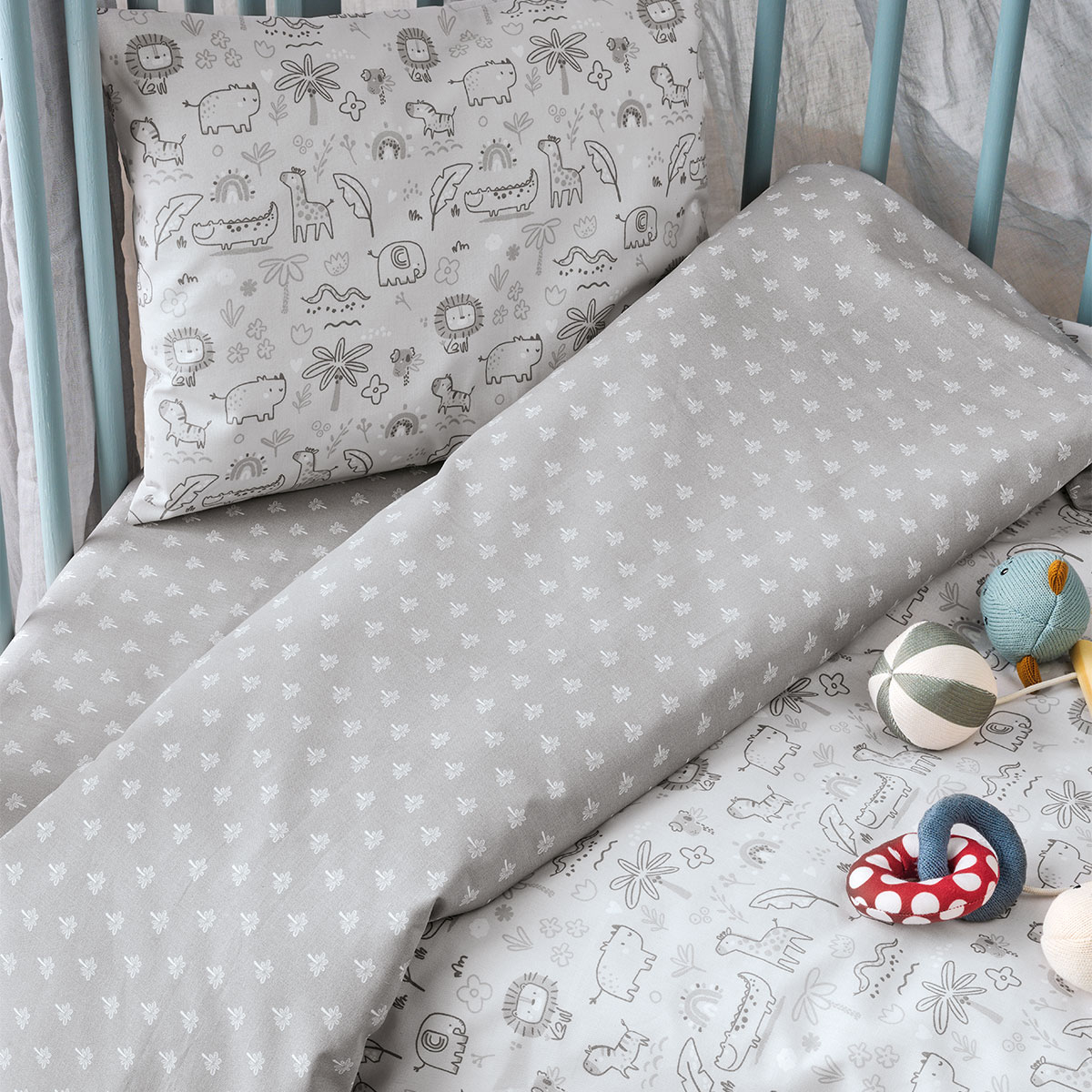 Παπλωματοθήκη Κούνιας (Σετ 100X140) Kentia Baby Cungo Home Βρεφικά Προίκα Μωρού Παπλωματοθήκες Βρεφικές Spitishop