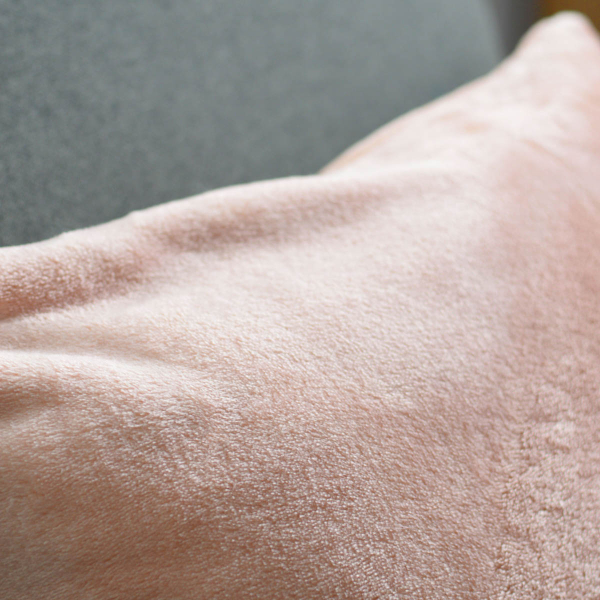 Διακοσμητική Μαξιλαροθήκη Βελουτέ (40x40) S-F Doudou Rose Poudre C05792022H